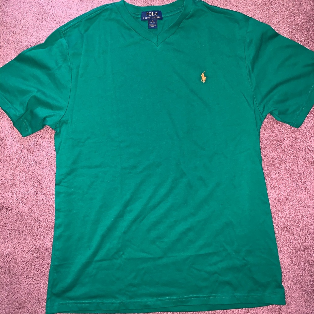 Ralph Lauren Green V-Neck Tshirt